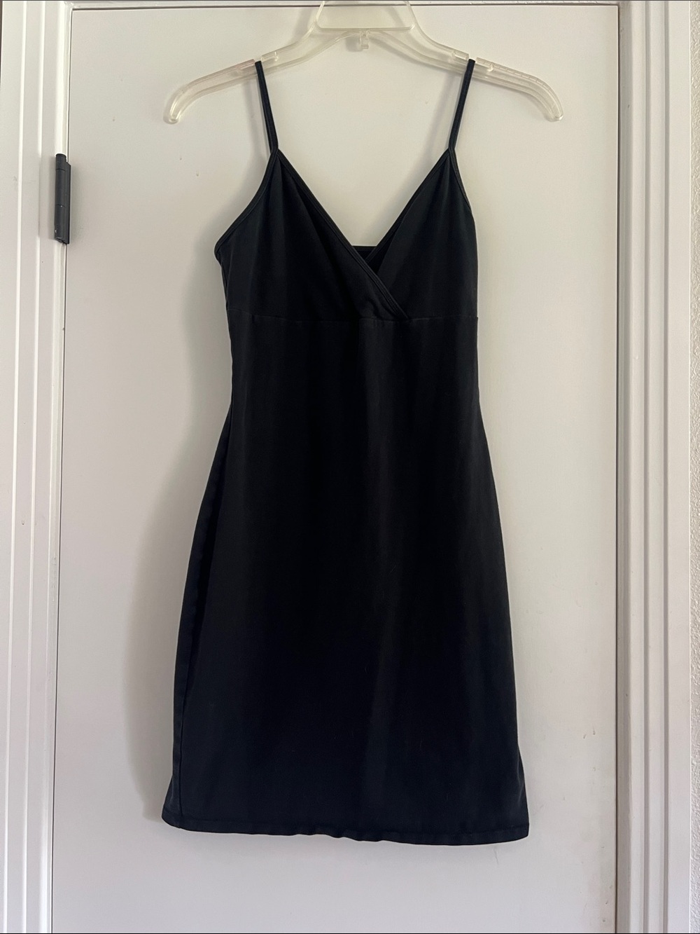 wild fable Black V‑Neck Slip Mini Dress